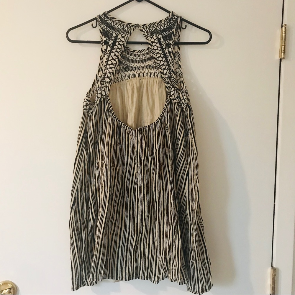 Ecote Striped Crochet Dress - Picture 5 of 8